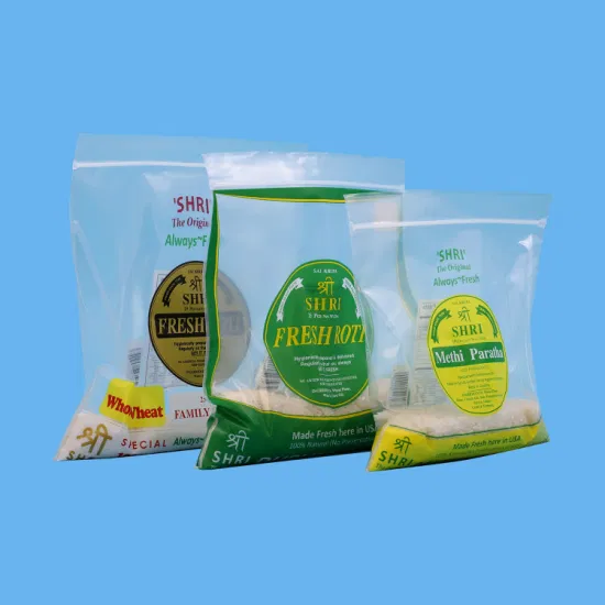 Фабричный однослойный 100% биоразлагаемый полиэтиленовый пакет с глубокой печатью для пищевых продуктов с застежкой-молнией для упаковки закусок
