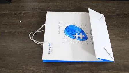 Индивидуальная упаковка из переработанного бумажного пакета для покупок